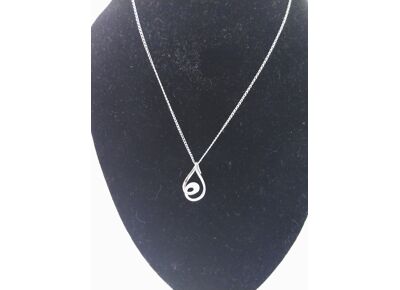 Image Collier Or blanc