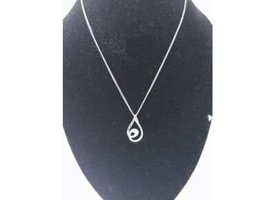 Image Collier Or blanc