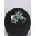 Image Bague Argent Pierre verte