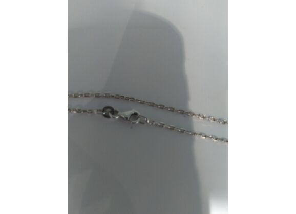 Image Collier Argent Ambre