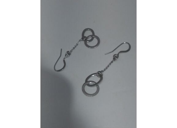 Image Boucles d'oreilles Argent Sans