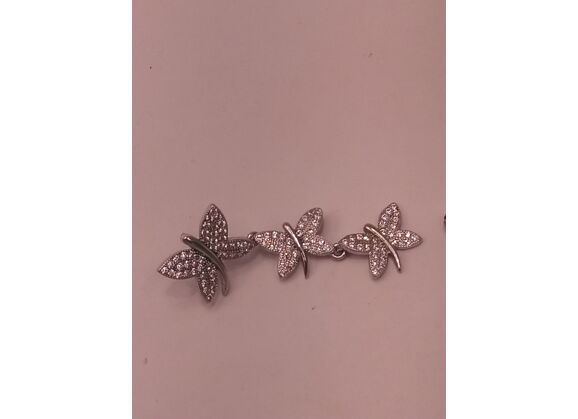 Image Boucles d'oreilles Argent Pierre blanche