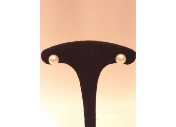 Image Boucles d'oreilles Or jaune Perle