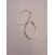 Image Boucles d'oreilles Or blanc