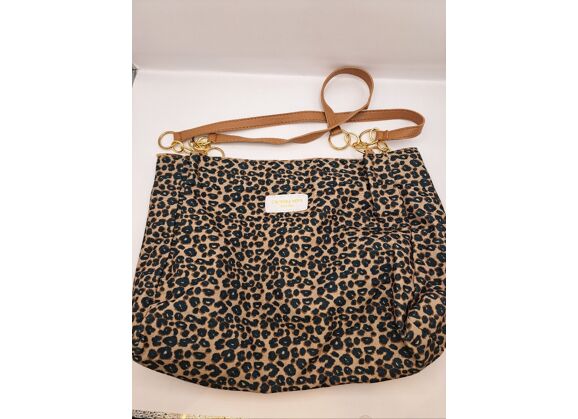 Image Sac à main Porté épaule Tissu Leopard