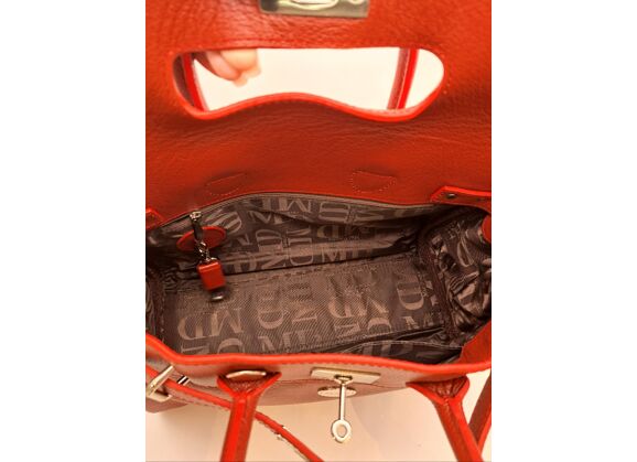 Image Sac à main MAC DOUGLAS Pyla Porté main Cuir Rouge