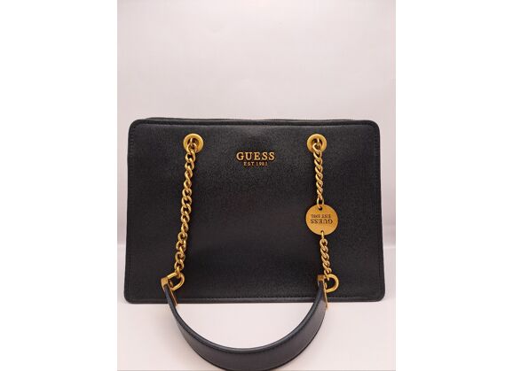 Image Sac à main GUESS Porté épaule Polyuréthane Noir