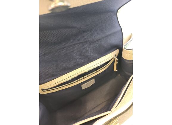 Image Sac à main LANCEL Porté croisé Cuir Blanc