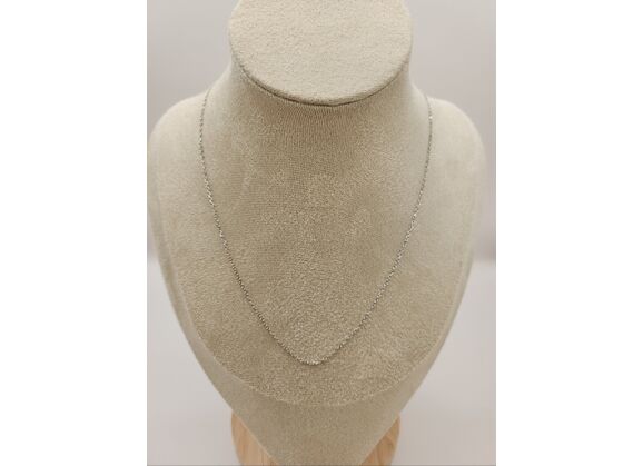 Image Collier Or blanc
