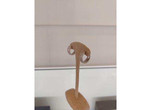 Image Boucles d'oreilles Or blanc Diamants