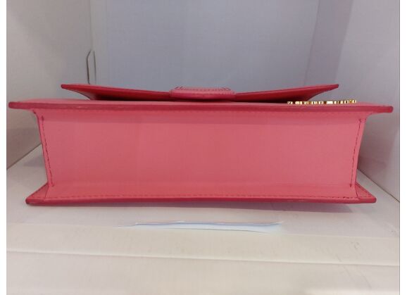 Image Sac à main JACQUEMUS Le Grand Bambino Porté croisé Cuir Rose