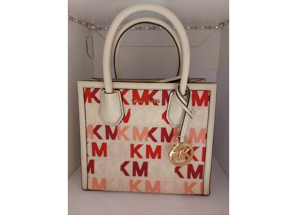 Image Sac à main MICHAEL KORS Mercer Porté croisé Blanc