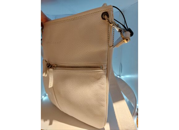 Image Sac à main LONGCHAMP Porté croisé Cuir Blanc