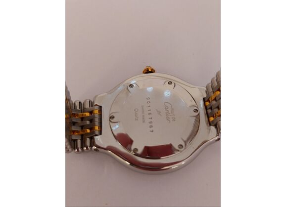 Image Montre Femme CARTIER Must 21 Acier Gris Or