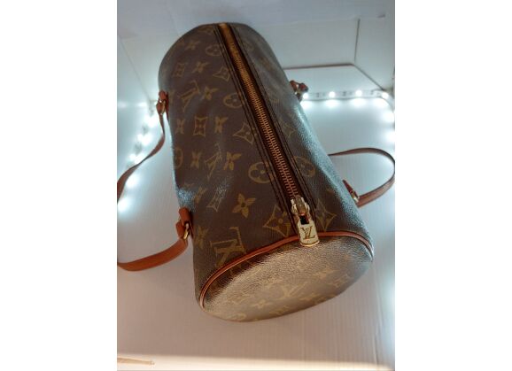 Image Sac à main LOUIS VUITTON Porté épaule Toile enduite Marron monogram
