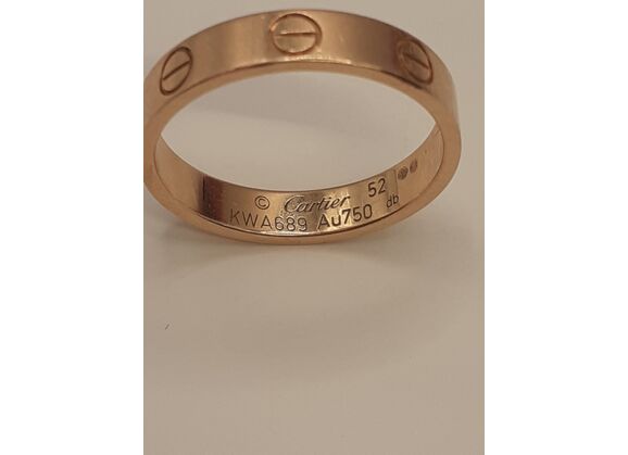 Image Bague Or rose