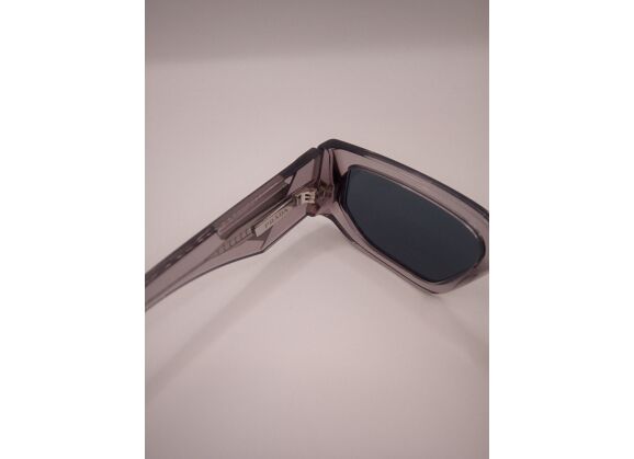 Image Lunettes de soleil SPR 097 Plastique Gris violet translucide 54 mm
