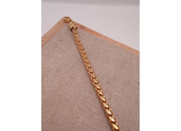 Image Bracelet Plaqué Or Maille palmier