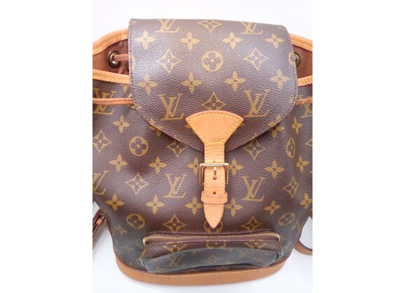 Image Sac à main LOUIS VUITTON Sac à dos Toile enduite Monogramme marron