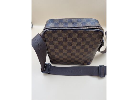 Image Sac à main LOUIS VUITTON Olav Porté croisé Toile enduite Marron