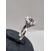Image Bague Or blanc Saphir Diamant