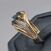 Image Bague Or jaune Saphir Diamant