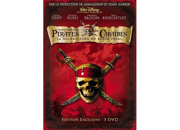 Image DVD Pirates Des Caraïbes, La Malédiction Du Black Pearl - Édition Exclusive DVD Zone 2