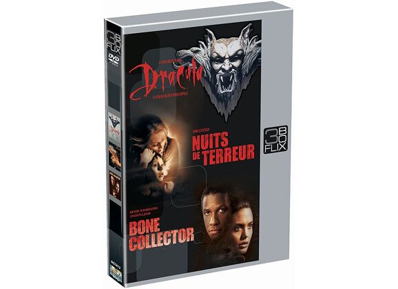 Image DVD Flix Box - 9 - Dracula + Nuits De Terreur + Bone Collector DVD Zone 2