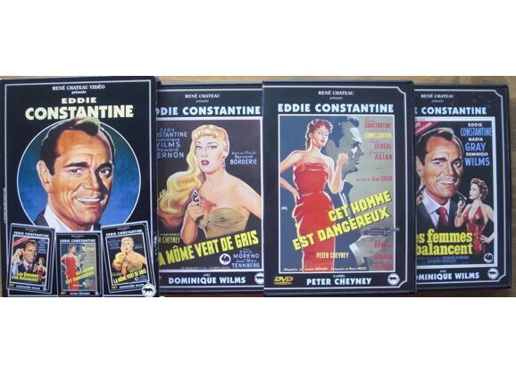 Image DVD Eddie Contsantine Coffret : Les Femmes S'en Balancent, Cet Homme Est Dangereux, La Môme Vert De Gris DVD Zone 2