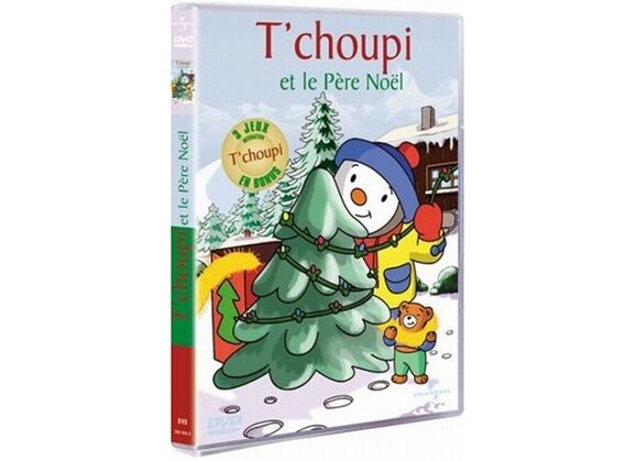 Image DVD T'choupi - T'choupi Et Le Père Noël - + 1 Livre DVD Zone 2