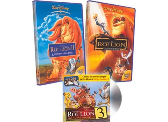 Image DVD Le Roi Lion Ii - L'honneur De La Tribu + Le Roi Lion - Pack DVD Zone 2