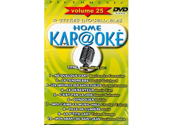 Image DVD Home Karaoke : Volume 25 DVD Zone 2