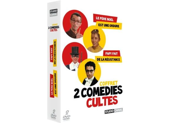 Image DVD Coffret 2 Comédies Cultes - Le Père Noël Est Une Ordure + Papy Fait De La Résistance - Pack DVD Zone 2