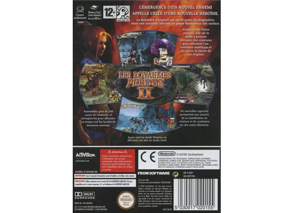 Image Jeux Vidéo Les Royaumes Perdus 2 Game Cube