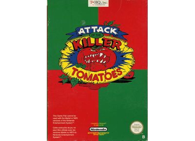 Jeux Vidéo Attack of the Killer Tomatoes NES/Famicom