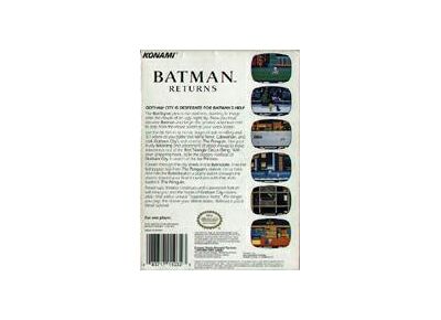 Jeux Vidéo Batman Returns NES/Famicom