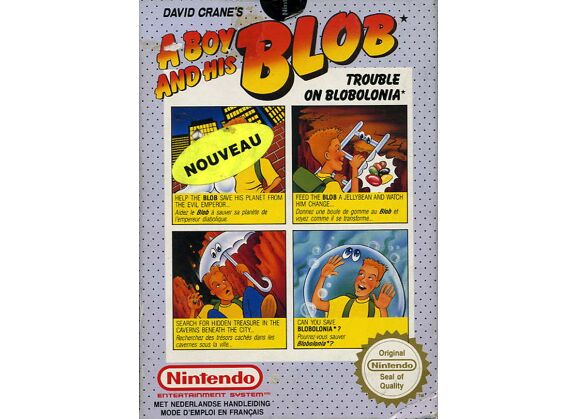 Image Jeux Vidéo Boy and His Blob, A Trouble on Blobolonia NES/Famicom