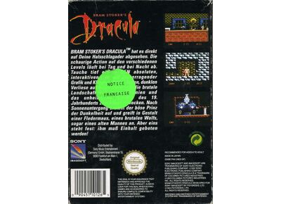 Image Jeux Vidéo Bram Stoker's Dracula NES/Famicom