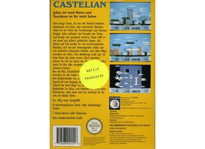 Jeux Vidéo Castelian NES/Famicom