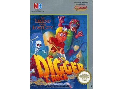 Jeux Vidéo Digger T. Rock The Legend of the Lost City NES/Famicom