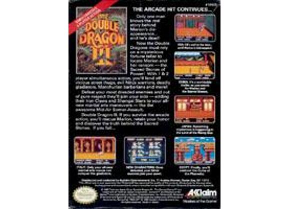 Image Jeux Vidéo Double Dragon III The Sacred Stones NES/Famicom