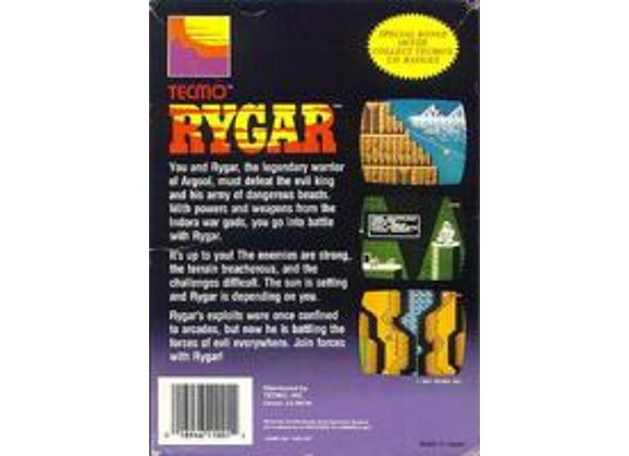 Image Jeux Vidéo Rygar NES/Famicom