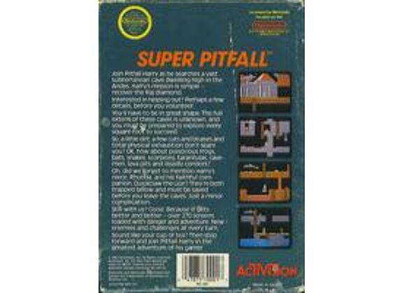 Image Jeux Vidéo Super Pitfall NES/Famicom