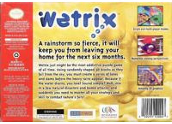 Image Jeux Vidéo Wetrix Nintendo 64