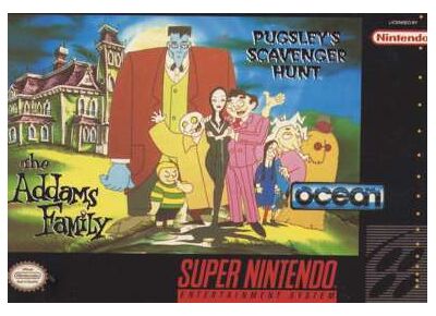 Jeux Vidéo The Addams Family Pugsley's Scavenger Hunt Super Nintendo