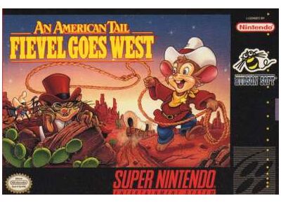 Image Jeux Vidéo An American Tail Fievel Goes West Super Nintendo