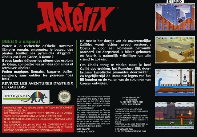 Asterix Super Nintendo