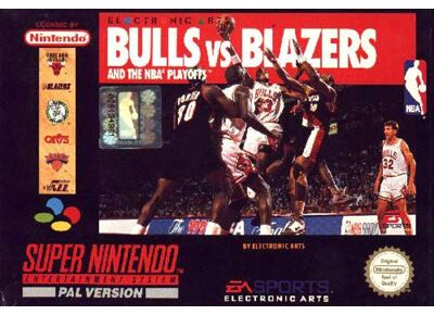 Jeux Vidéo Bulls Vs. Blazers and the NBA Playoffs Super Nintendo