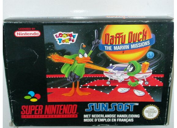 Image Jeux Vidéo Daffy Duck The Marvin Missions Super Nintendo