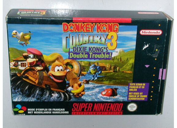 Image Jeux Vidéo Donkey Kong Country 3 Dixie Kong's Double Trouble! Super Nintendo